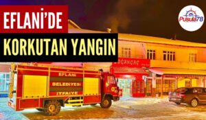 Eflani’de Korkutan Yangın