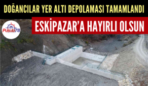 Doğancılar Yer Altı Depolaması Tamamlandı