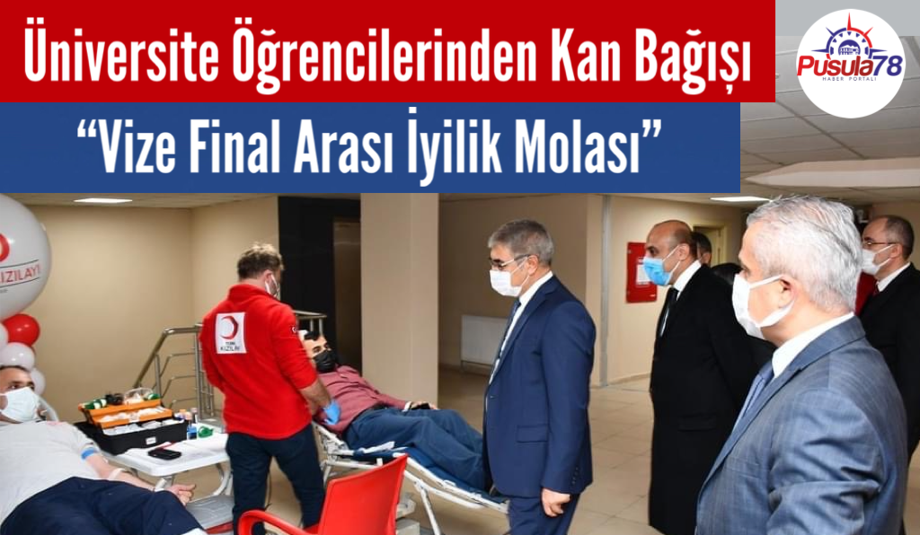 Üniversite Öğrencilerinden Kan Bağışı