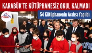 Karabük’te Kütüphanesiz Okul Kalmadı