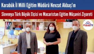 Slovenya Türk Büyük elçisi ve Macaristan Eğitim Müşaviri Ziyareti