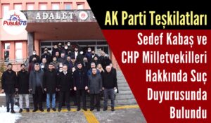 Ak Parti Teşkilatlarından Suç Duyurusu