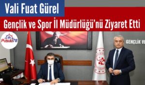 Vali Fuat Gürel Gençlik ve Spor İl Müdürlüğü’nü Ziyaret Etti