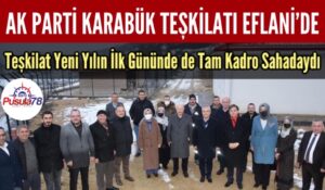 Ak Parti Teşkilatı Eflani’de Ziyaretlerde Bulundu