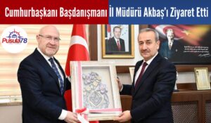 Cumhurbaşkanı Başdanışmanı İhsan Şener Milli Eğitim Müdürü Nevzat Akbaş’ı Ziyaret Etti