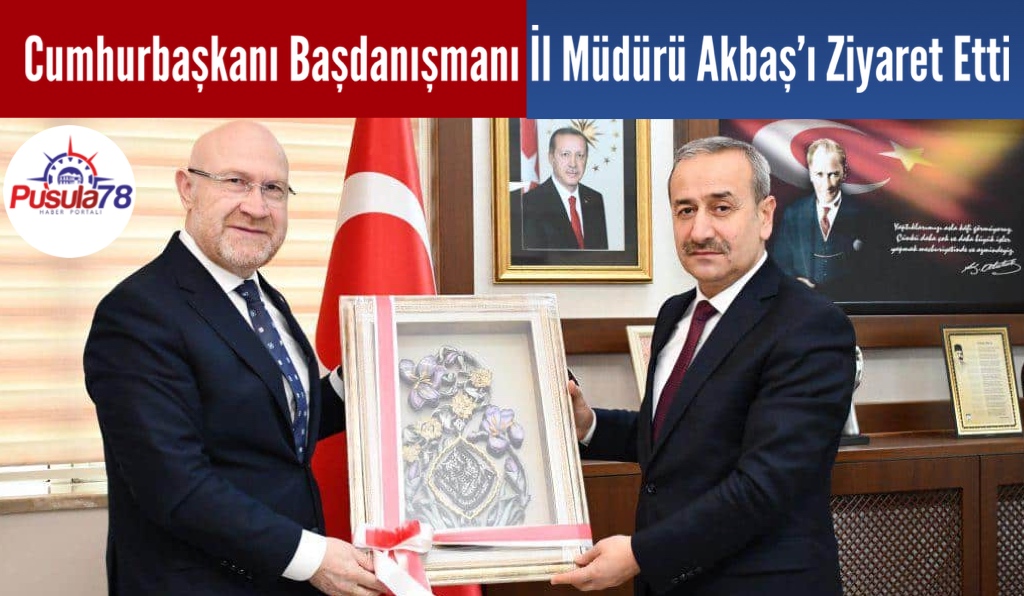 Cumhurbaşkanı Başdanışmanı İhsan Şener Milli Eğitim Müdürü Nevzat Akbaş’ı Ziyaret Etti