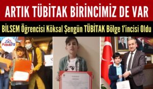Artık TÜBİTAK Birincimiz de Var
