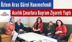 Özlem Aras Gürel Hanımefendiden Bayram Ziyareti