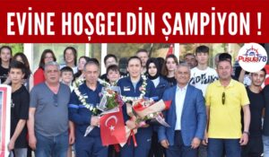 Şampiyon Elif Güneri’yi Karabük’ün Gençleri Karşıladı