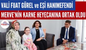 Gürel Çifti Merve’nin Karne Heyecanına Ortak Oldu