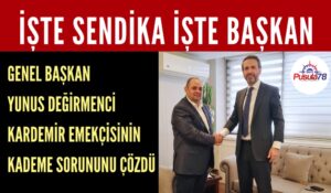 İŞTE SENDİKA İŞTE BAŞKAN