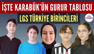 İŞTE KARABÜK’ÜN GURUR TABLOSU