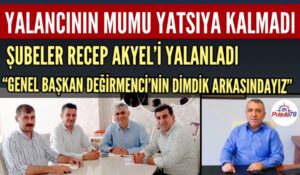 YALANCININ MUMU YATSIYA KALMADI