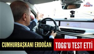 CUMHURBAŞKANI ERDOĞAN TOGG’UN DİREKSİYONUNA GEÇTİ
