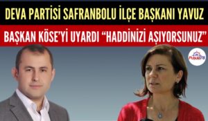 BAŞKAN YAVUZ’DAN BAŞKAN KÖSE’YE “HADDİNİZİ AŞIYORSUNUZ”