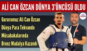 KARABÜK’ÜN GURURU ALİ CAN ÖZCAN DÜNYA 3’ÜNCÜSÜ OLDU
