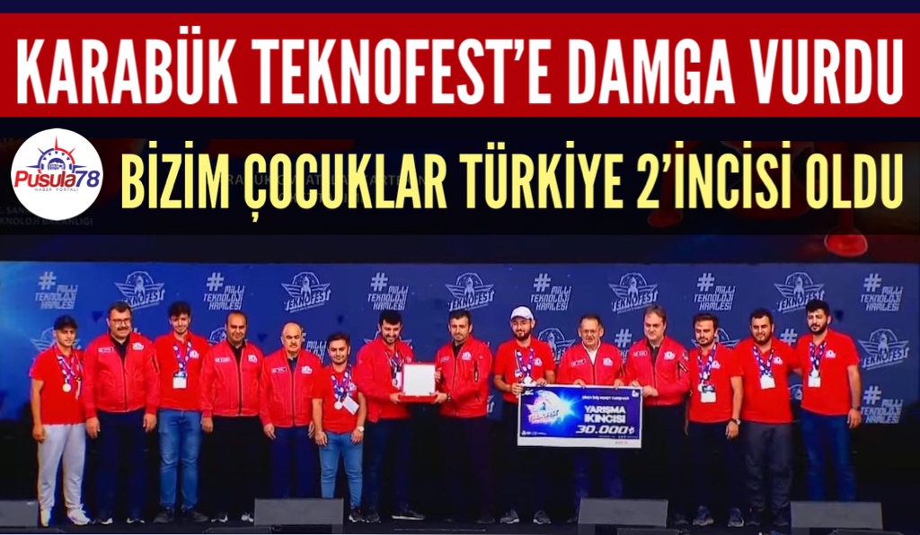 KARABÜK ATALAY KARTEKİN ROKET TAKIMI TEKNOFEST TÜRKİYE 2’İNCİSİ OLDU