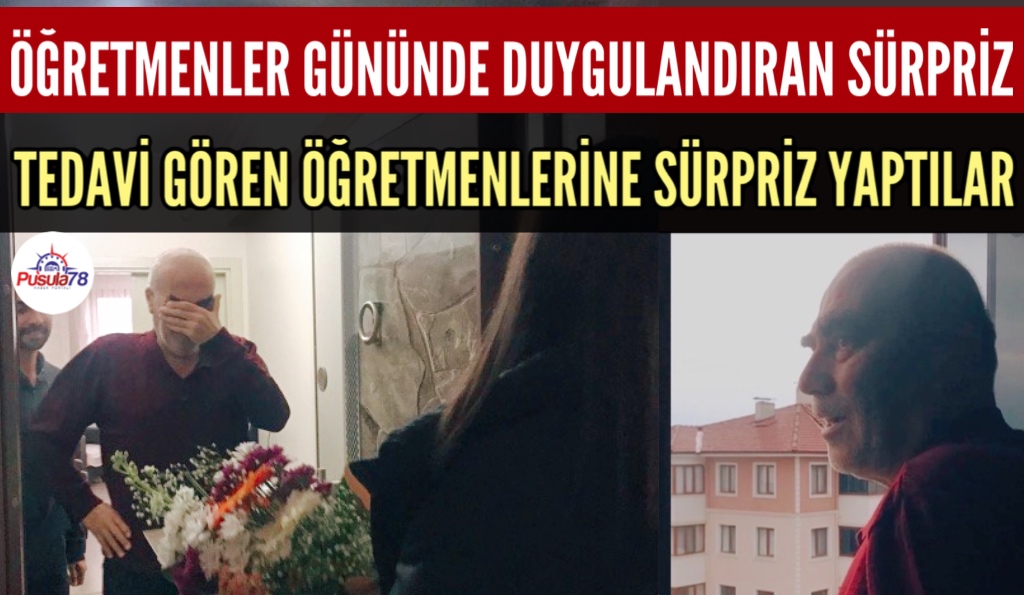 ÖĞRETMENLER GÜNÜNDE DUYGULANDIRAN SÜRPRİZ