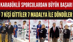 KARABÜKLÜ JUDOCULARDAN BÜYÜK BAŞARI