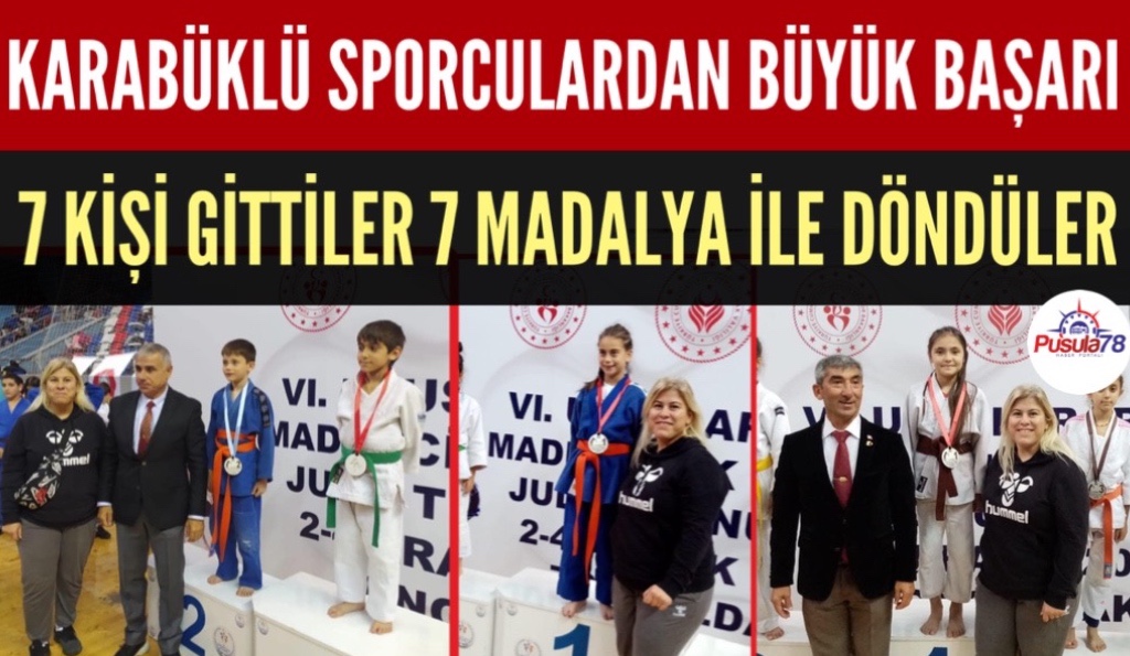 KARABÜKLÜ JUDOCULARDAN BÜYÜK BAŞARI