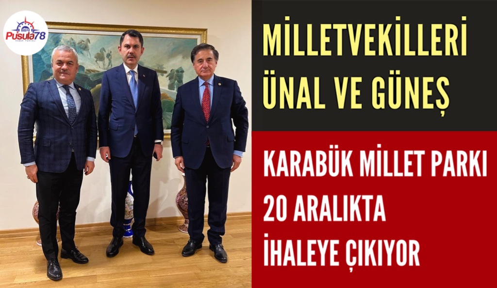 KARABÜK MİLLET BAHÇESİ 20 ARALIKTA İHALEYE ÇIKIYOR