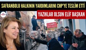 YAZIKLAR OLSUN ELİF BAŞKAN !
