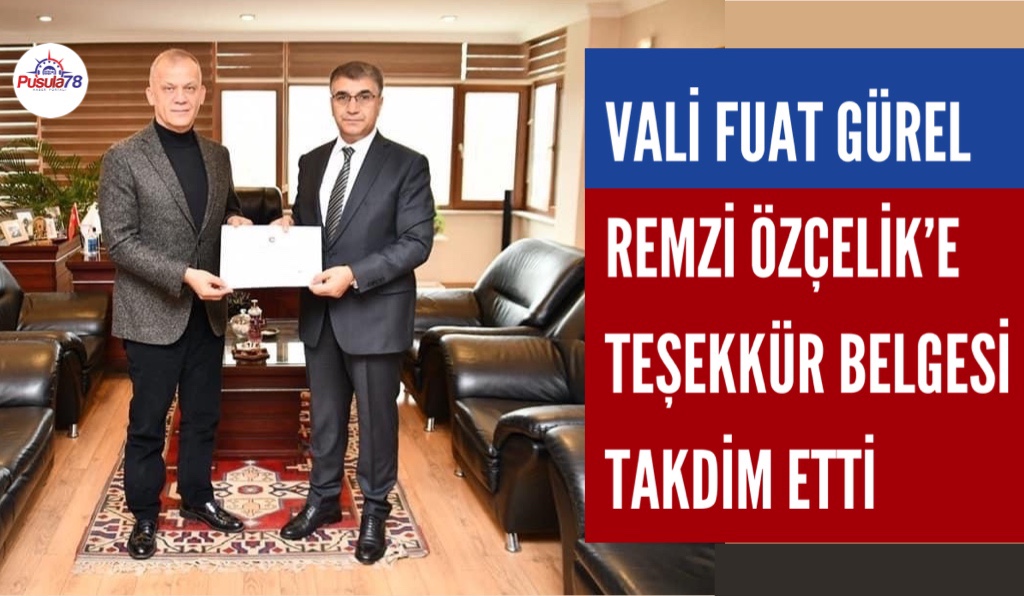 VALİ GÜREL’DEN ÇELİKOĞLU DEMİR ÇELİK’E TEŞEKKÜR ZİYARETİ