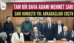 TAM BİR DAVA ADAMI MEHMET SARI