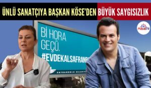 ÜNLÜ SANATÇI HAKAN PEKER’E BAŞKAN KÖSE’DEN BÜYÜK SAYGISIZLIK