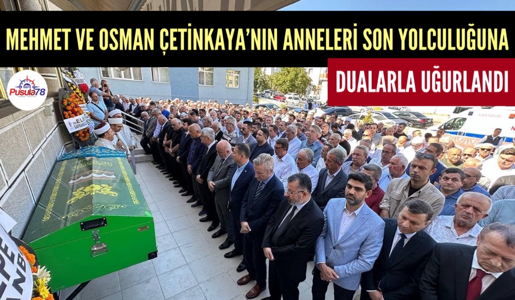 MEHMET VE OSMAN ÇETİNKAYA DÖNDÜ ANNEYİ SON YOLCULUĞUNA GÖZYAŞLARIYLA UĞURLADI