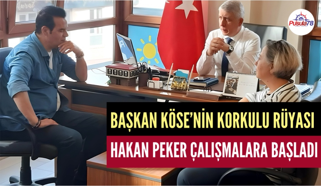 BAŞKAN ELİF KÖSE’NİN KORKULU RÜYASI HAKAN PEKER ÇALIŞMALARA BAŞLADI