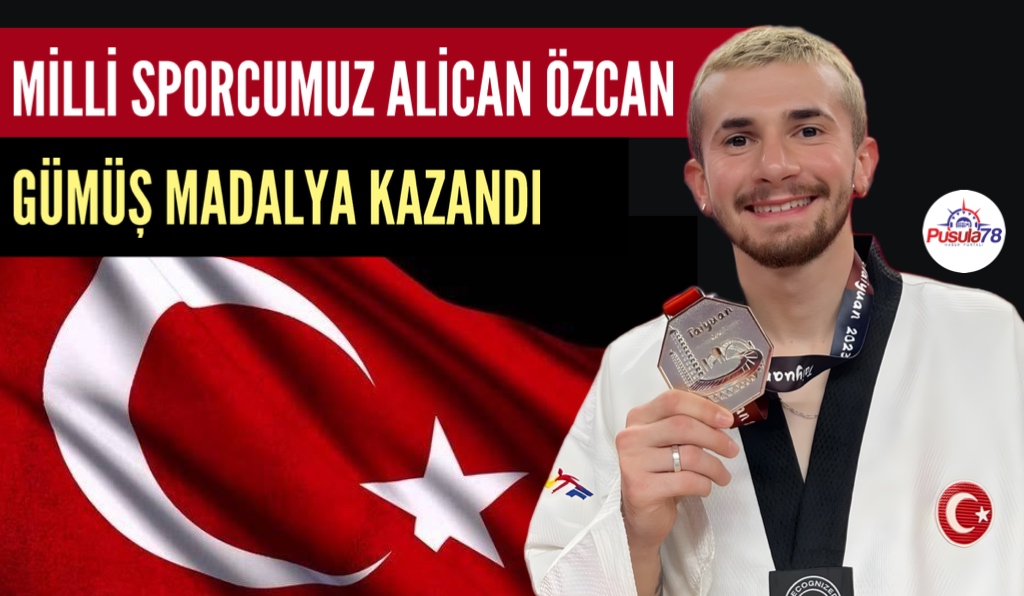 MİLLİ GURURUMUZ ALİCAN ÖZCAN GÜMÜŞ MADALYANIN SAHİBİ OLDU