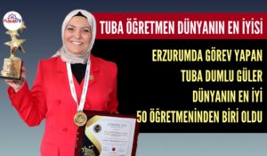 TUBA ÖĞRETMEN DÜNYANIN EN İYİ 50 ÖĞRETMENİNDEN BİRİ