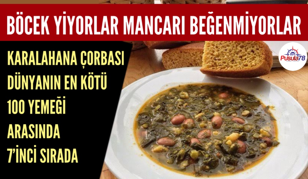 BÖCEK YİYORLAR KARALAHANA ÇORBASINI BEĞENMİYORLAR