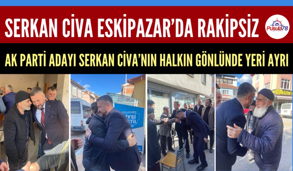 SERKAN CİVA ESKİPAZAR’DA RAKİPSİZ