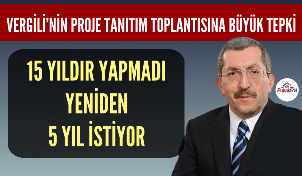 15 YILDIR YAPMADI YENİDEN 5 YIL İSTİYOR