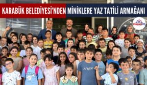 KARABÜK BELEDİYESİ YÜZME KURSLARI BU YAZ DA DEVAM EDİYOR