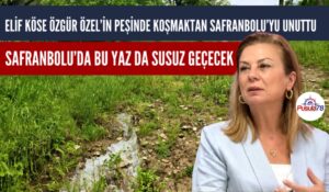 SAFRANBOLU’NUN SULARI BOŞA AKIYOR SUSUZLUK KAPIDA !